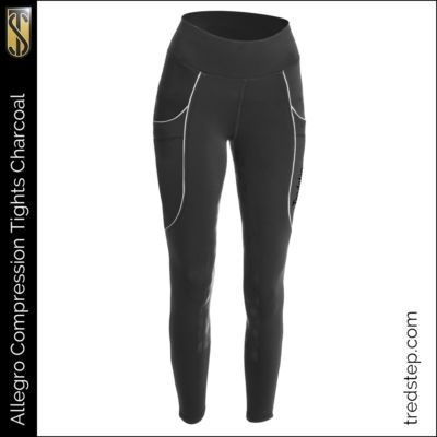 The Tredstep Allegro Compression Tights Charcoal