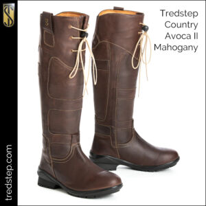 The Tredstep Avoca II Country Boots Mahogany