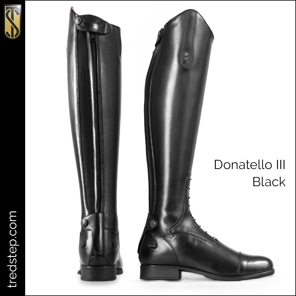 Donatello III Field Tall Boot Black