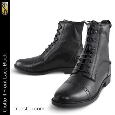Tredstep Giotto II Front Lace Black Paddock Boot