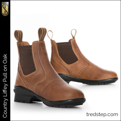 The Tredstep Liffey Pull On Country Boot Oak
