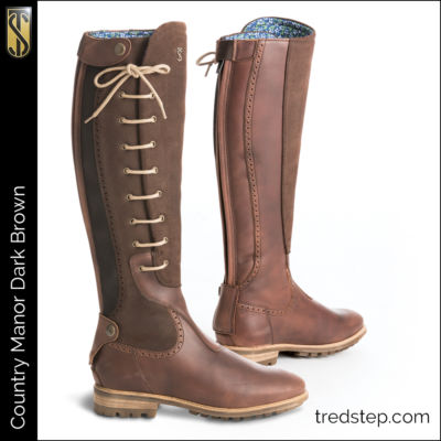 The Tredstep Manor Country Boots Dark Brown