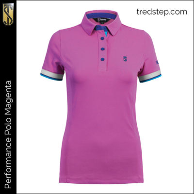 Tredstep Performance Polo Magenta