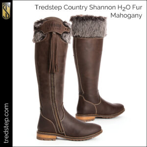 The Tredstep Shannon H2O Fur Country Boots Mahogany